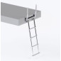 ESCALERA INOX 4p EMPOTRABLE NAUTINOX LADDER 2375